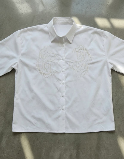 ABSTRACT BUTTON UP
