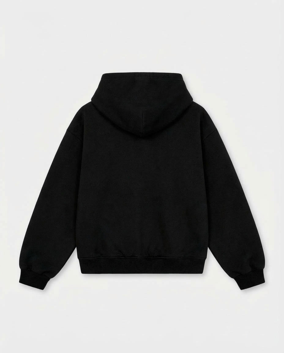 EMBROIDERED BASIC HOODIE